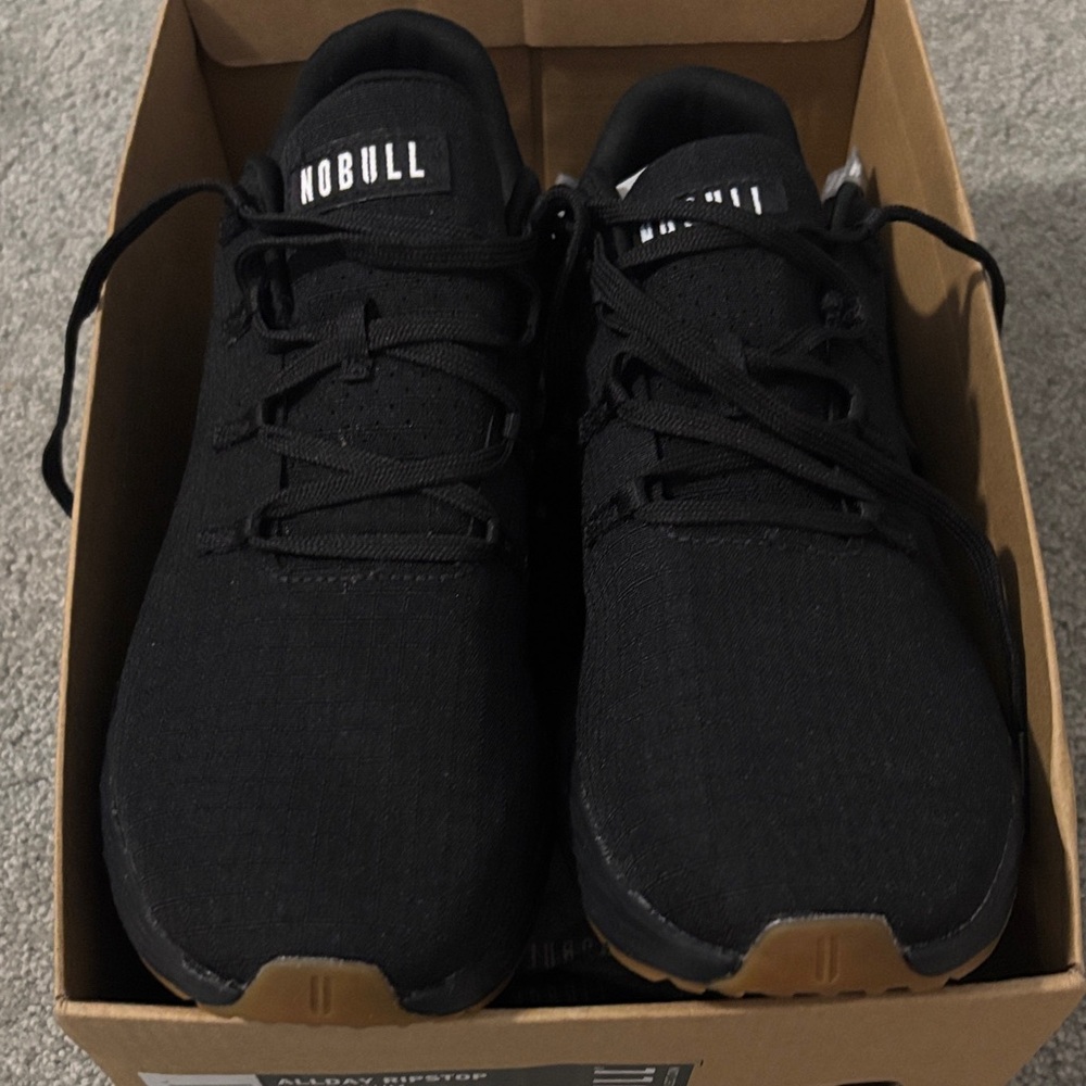 NOBULL Allday Ripstop Black Gum Shoes